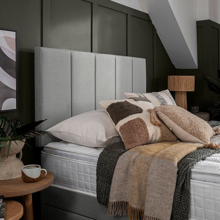 Silentnight Brescia Grey Fabric Headboard in 4 Sizes – view 2