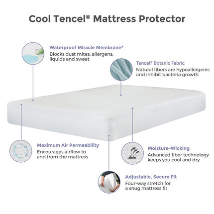 Protect-A-Bed Tencel Cool Mattress Protector, in 5 Sizes – view 8