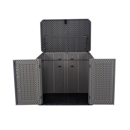 Lifetime 5ft x 3ft (1.5 x 0.9m) Horizontal Wood Look 1,300 Litre Storage Shed - Model 60350 – view 6
