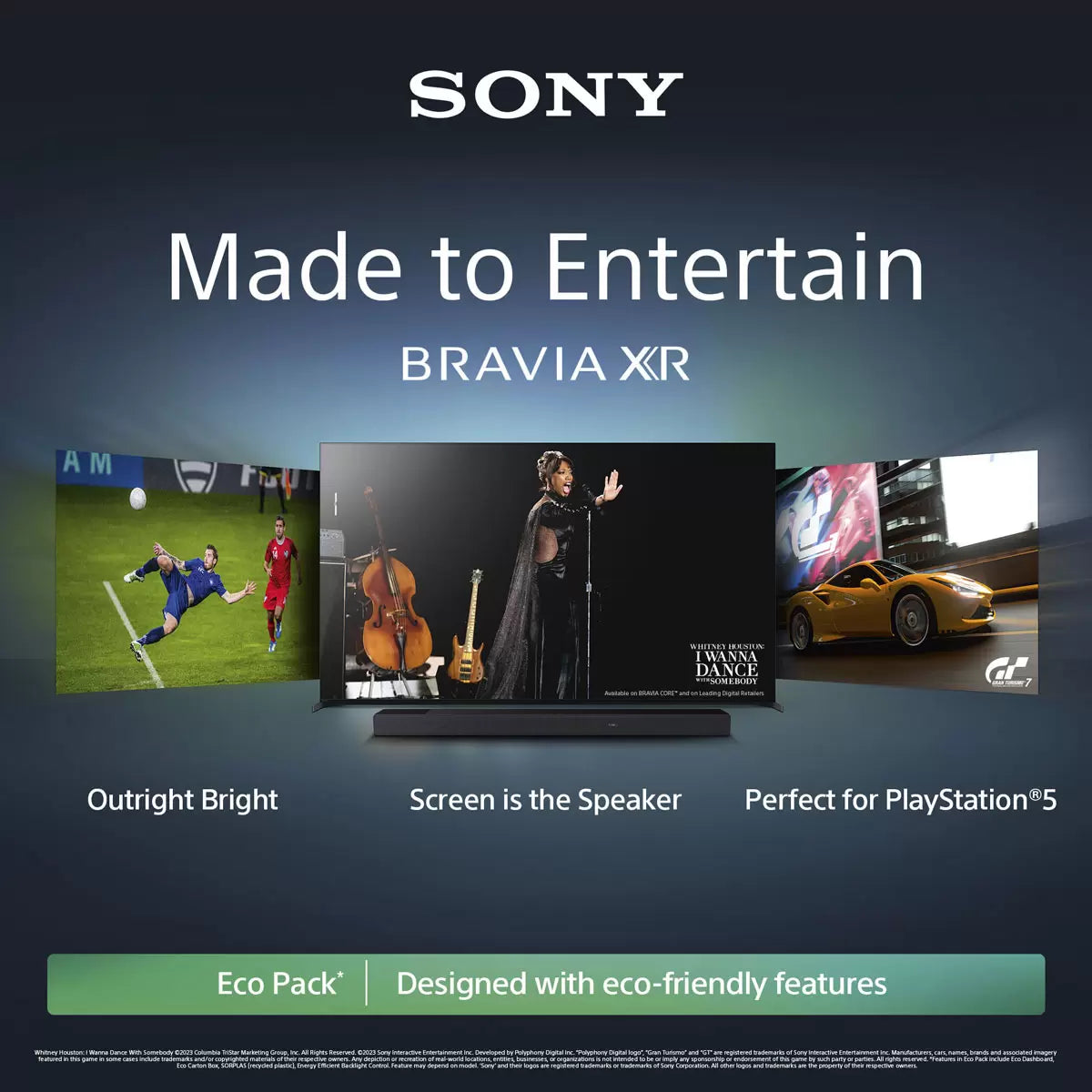 Sony XR65A80LU 65 Inch OLED 4K Ultra HD Smart Google TV