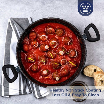 Westinghouse Low Non-Stick Casserole with Lid, 32cm – view 2