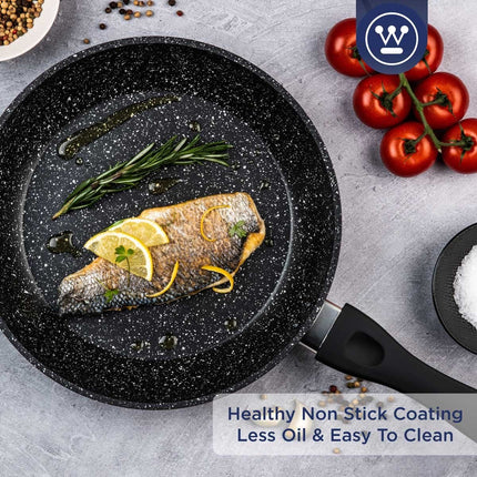 Westinghouse Non-Stick Frying Pan Set with Lids, 4 Piece – view 3