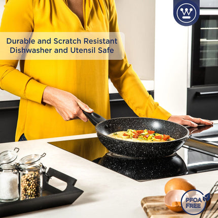 Westinghouse Non-Stick Frying Pan Set with Lids, 4 Piece – view 4