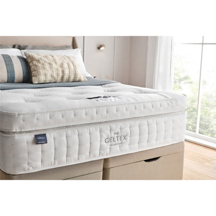 Silentnight Geltex 4000 Pocket Boxtop Mattress & Sandstone Full Ottoman Divan in 3 Sizes – view 6
