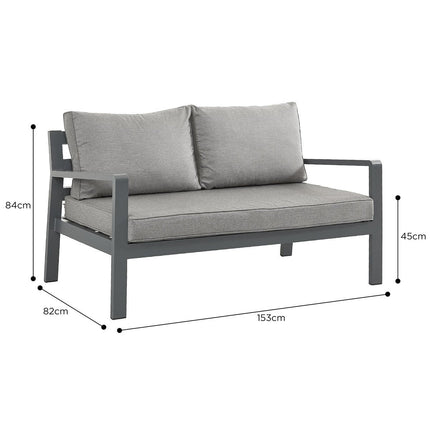 Stone Garden 5 Piece Deep Seating Fire Patio Set in Two Colours – view 5