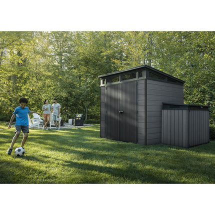 Keter Cortina 7ft 1" x 7ft 1" (2.16 x 2.16m) Storage Shed – view 7