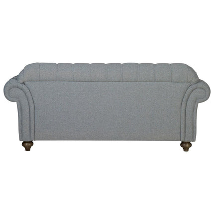 Bordeaux Button Back Grey Fabric 2 Seater Sofa – view 5