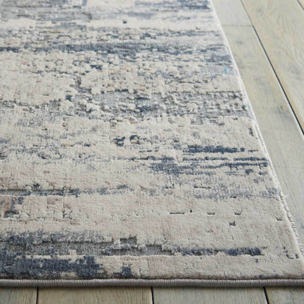 Rustic Textures Rustic Beige & Grey Rug in 3 Sizes – view 3