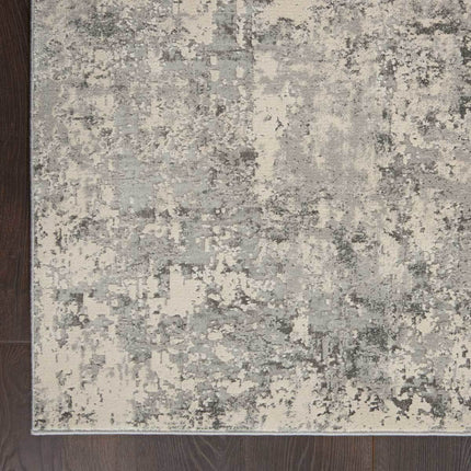 Rustic Textures Mottled Grey Rug in 3 Sizes – view 3
