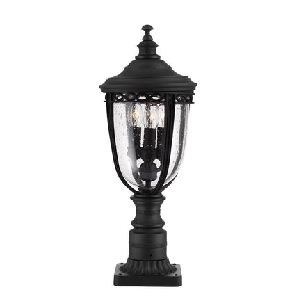 Feiss English Bridle 3 Light Exterior Pedestal Lantern – view 3