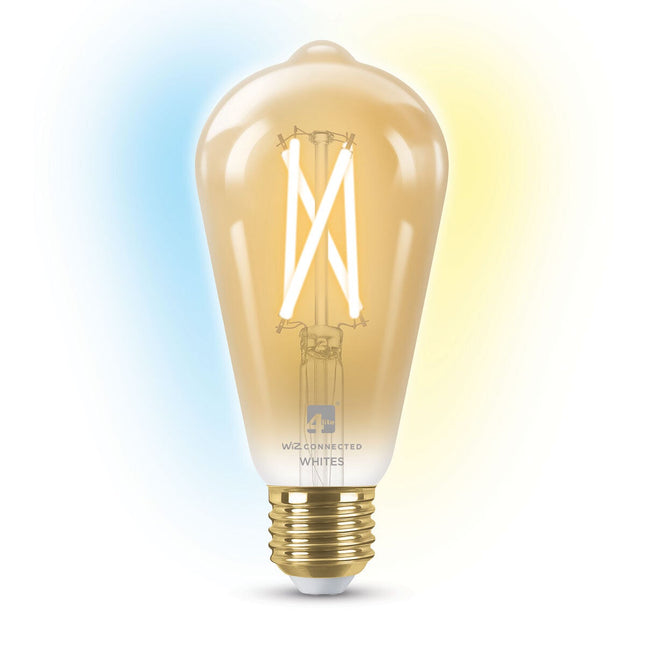 4lite WiZ Connected E27 Amber Filament Smart Bulbs 2 Pack – view 2