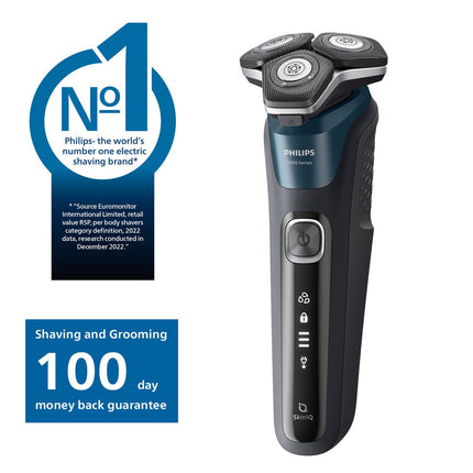 Philips Series 5000 Wet & Dry Electric Shaver with Pop-up Trimmer, Nose Trimmer and Travel Case, S5889/11 – view 2