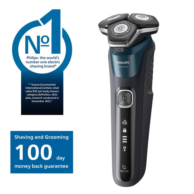 Philips Series 5000 Wet & Dry Electric Shaver with Pop-up Trimmer, Nose Trimmer and Travel Case, S5889/11 – view 2