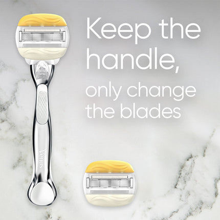 Gillette Venus Comfortglide with Olay, Platinum Metal Handle & 8 Blades – view 7