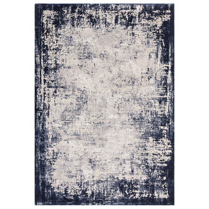 Kuza Border Navy Rug, in 2 Sizes – view 2
