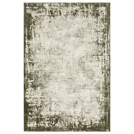 Kuza Border Green Rug, in 2 Sizes – view 2