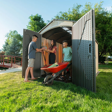 Lifetime 7ft x 12ft (2.1 x 3.6m) Storage Shed - Model 60282 – view 3