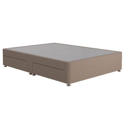 Sealy 4 Drawer Latte Divan Base in 4 Sizes – view 2