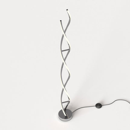 Artika Chrome Swirl LED Floor Lamp – view 6