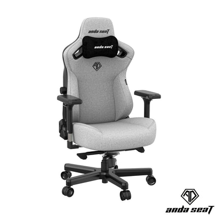 anda seaT Kaiser Series 3 Large Fabric Gaming Chair, Grey – view 2