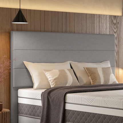 Sealy Monet Silver Fox Fabric Full Height Headboard in 3 Sizes – view 3