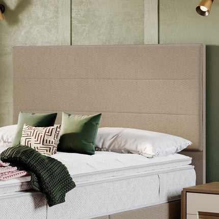 Sealy Monet Latte Fabric Full Height Headboard in 3 Sizes – view 3