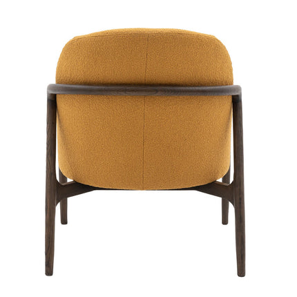Gallery Alegra Ochre Fabric Armchair – view 8