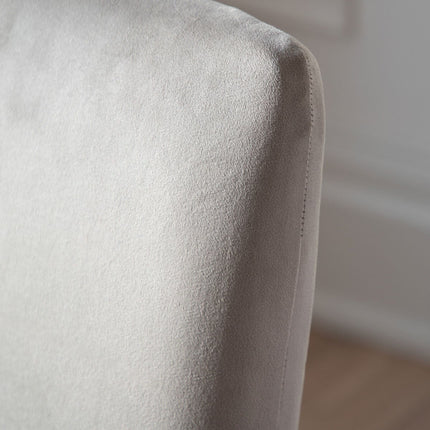 Gallery Highgrove Grey Velvet Dining Chair, 2 Pack – view 4