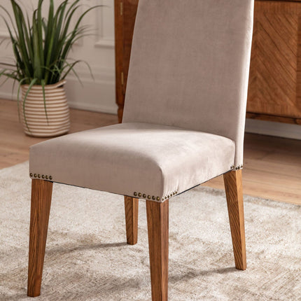 Gallery Highgrove Grey Velvet Dining Chair, 2 Pack – view 5