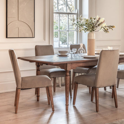 Gallery Highgrove Grey Velvet Dining Chair, 2 Pack – view 6