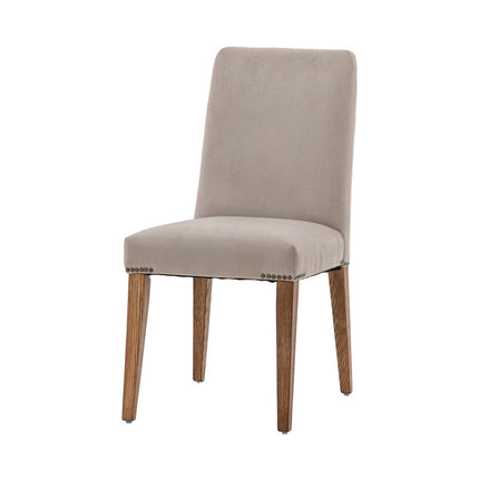 Gallery Highgrove Grey Velvet Dining Chair, 2 Pack – view 7