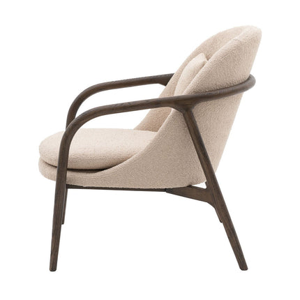Gallery Alegra Taupe Fabric Armchair – view 5