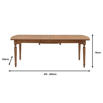 Gallery Highgrove Extending Dining Table, Seats 6-8 – view 2