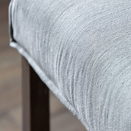 Gallery Tarnby Grey Linen Bar Stool, 2 Pack – view 3