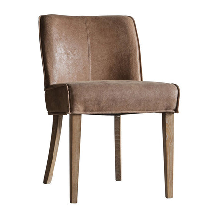 Gallery Tarnby Brown Leather Dining Chair, 2 Pack – view 5