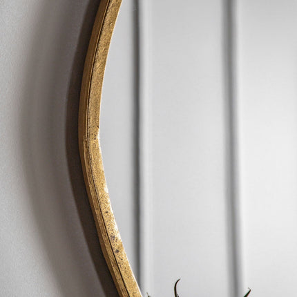 Gallery Chattenden Gold Pebble Mirror, 70 x 90cm – view 3