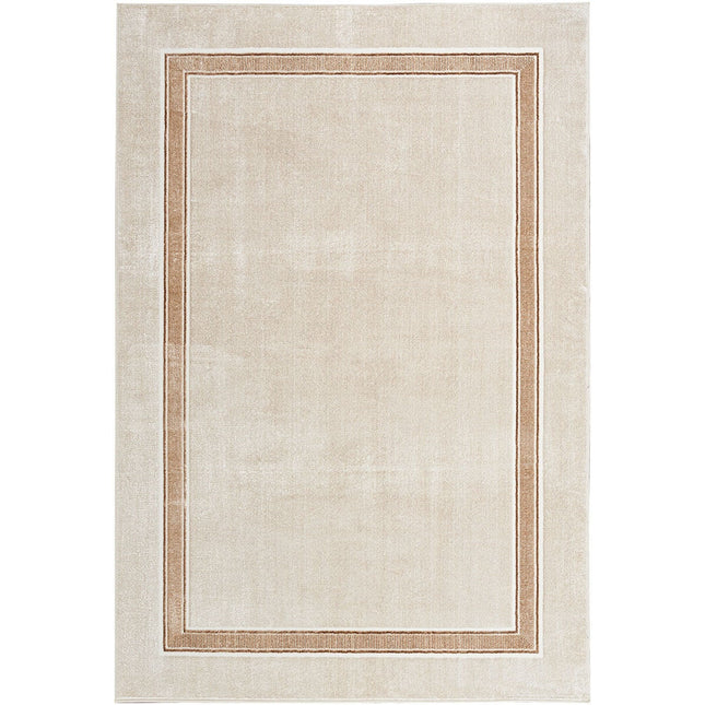 Glitz Cream Border Rug in 3 Sizes – view 2