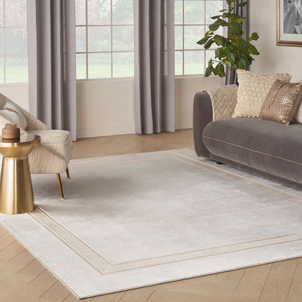 Glitz Cream Border Rug in 3 Sizes – view 6