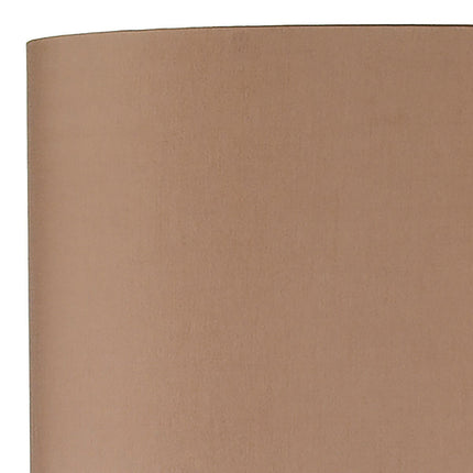 Madrid Antique Brass Floor Lamp with Faux Silk Shade – view 5