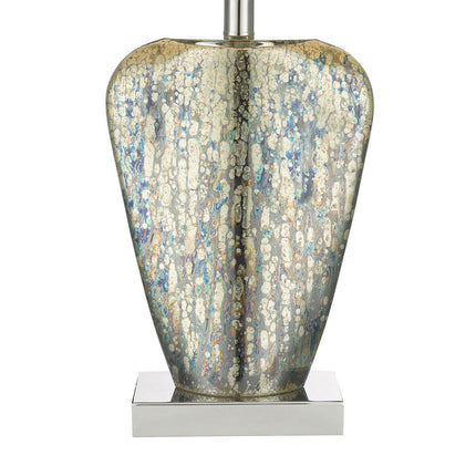 Syracuse Mercury Glass Table Lamp with Cream Shade – view 5