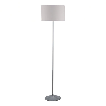 Delta Polished Chrome Floor Lamp with Ivory Shade – view 5