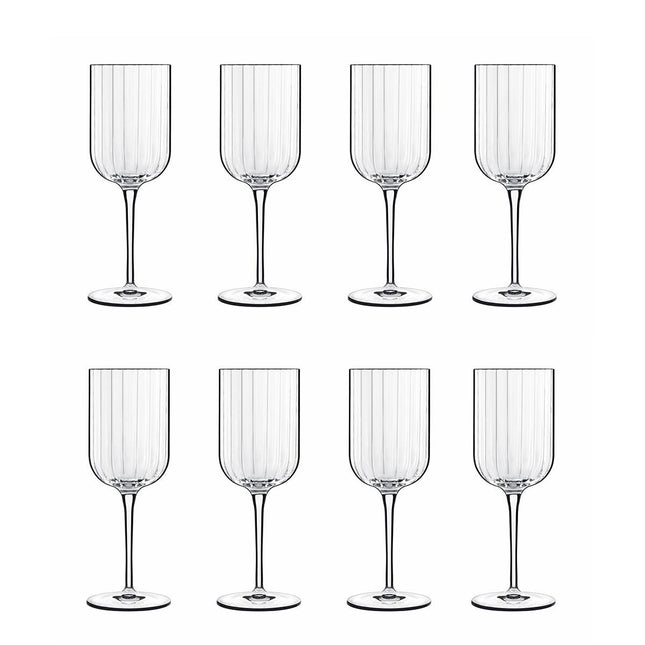 Luigi Bormioli Bach Red Wine Glasses, 400ml, 8 Pack