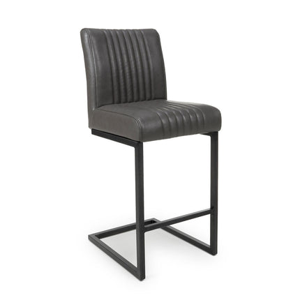 Archer Grey Faux Leather Cantilever Bar Stool, 2 Pack – view 6
