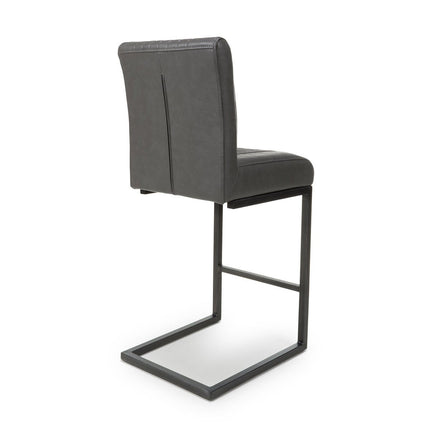 Archer Grey Faux Leather Cantilever Bar Stool, 2 Pack – view 7