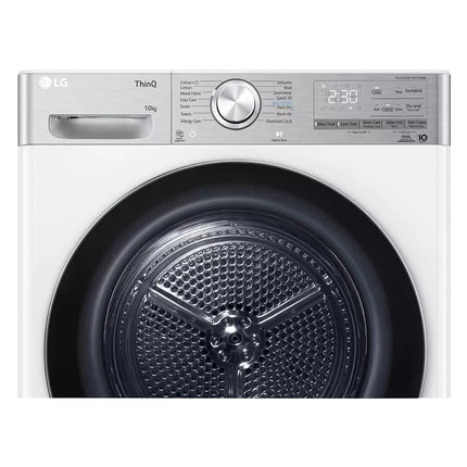 LG FDV1110W, 10kg, Heat Pump Tumble Dryer, A+++ Rated in White