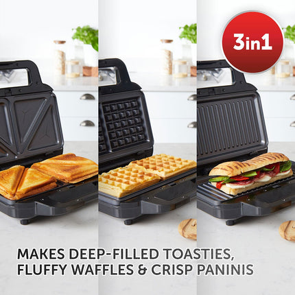 Breville 3 in 1 Sandwich, Waffle and Panini Maker, VST098 – view 3
