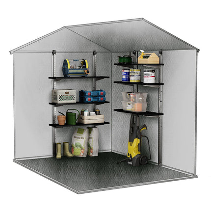 Keter 97cm / 38.1" Shelving Kit in Black – view 5