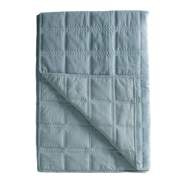 Gallery Quilted Cotton Velvet Bedspread in 4 Colours, 260 x 240 cm – view 2