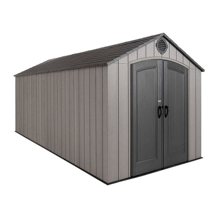 Lifetime 8ft x 17ft 5" (2.4 x 5.3m) Rough Cut Outdoor Storage Shed - Model 60352 – view 6