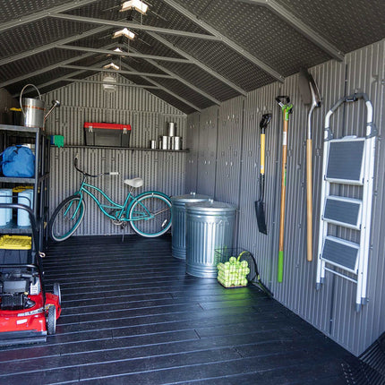 Lifetime 8ft x 17ft 5" (2.4 x 5.3m) Rough Cut Outdoor Storage Shed - Model 60352 – view 3